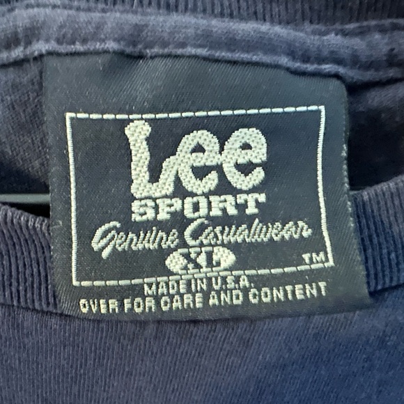 Vintage Cleveland Indians - Lee Brand MLB Baseball  Licensed T-shirt Size XL - Picture 3 of 3